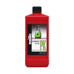 Mills Ultimate PK 0-7-6 bloom booster 1L. Hydroponic flowering nutrient and ripening promoter for bigger yields in soil, coco and hydro systems