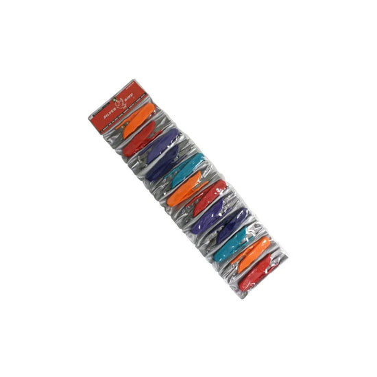 Multi-pack mini trimming snips with coloured handles for precise garden pruning and plant trimming