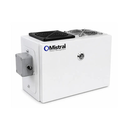 MISTRAL odour control unit for hydroponic grow rooms and indoor cultivation spaces, Australian-made vapour odour neutraliser for improved air quality and airborne odour control.