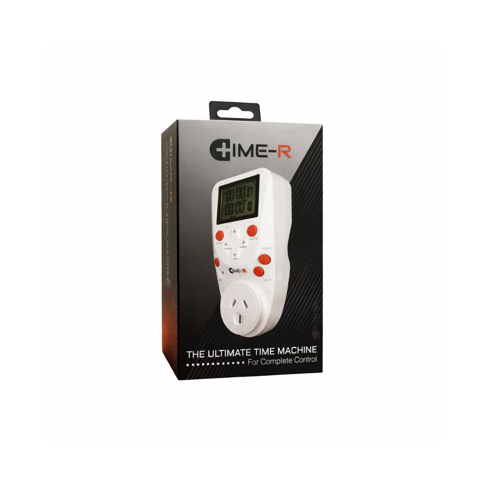 MOJO COW Time-R digital timer switch with LCD display for hydroponic grow lights, pumps and ventilation fans