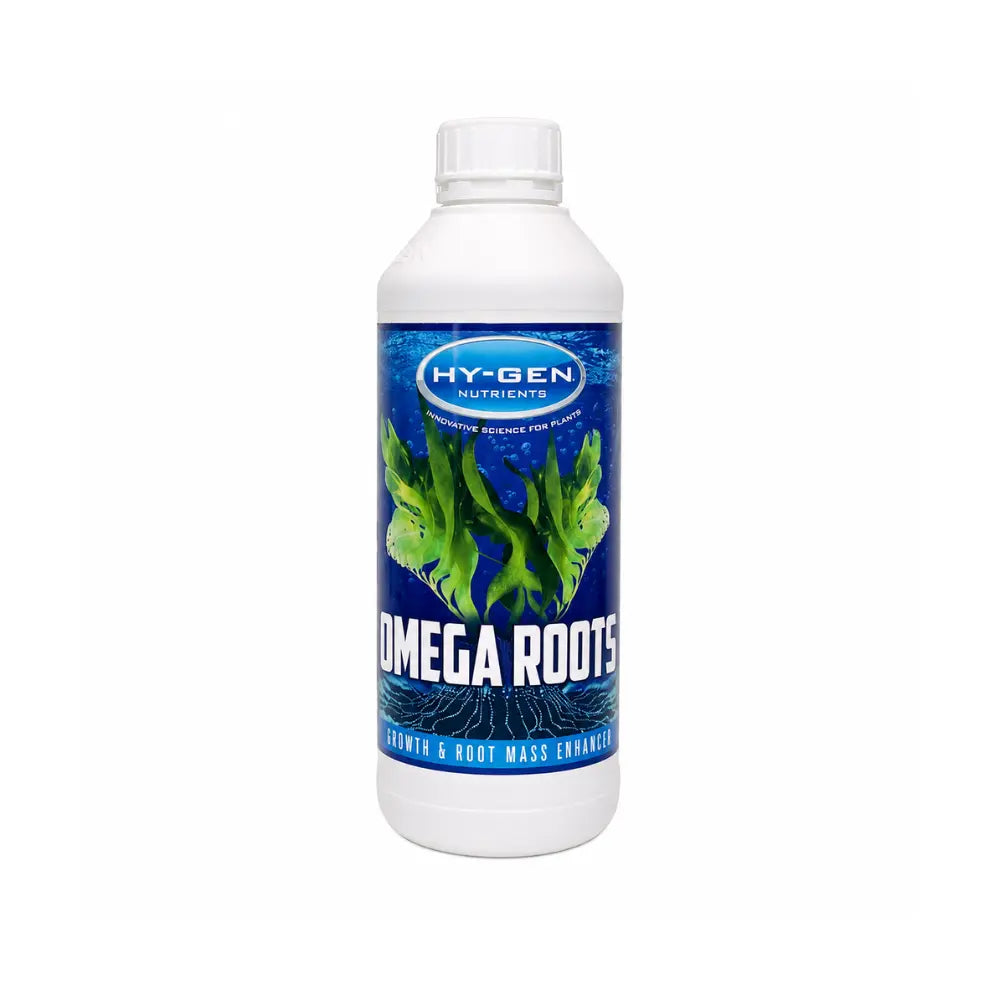 HY-GEN Omegazyme 1L natural sea kelp tonic, root and shoot enhancer for hydroponics, promotes plant growth and stronger root development