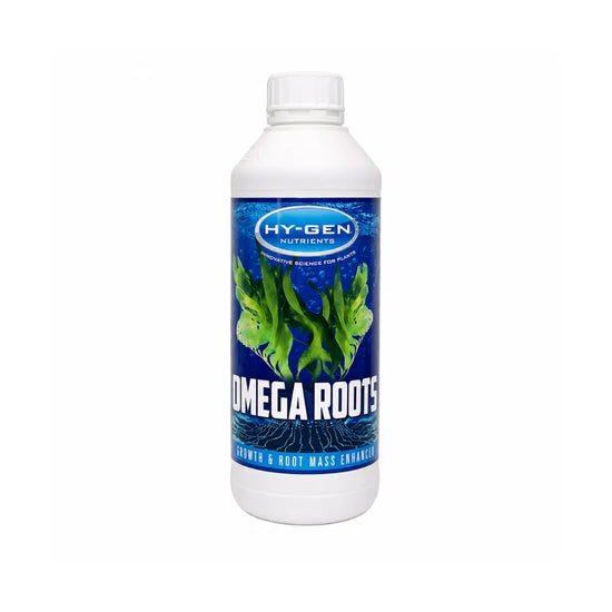 HY-GEN Omegazyme 1L natural sea kelp tonic, root and shoot enhancer for hydroponics, promotes plant growth and stronger root development