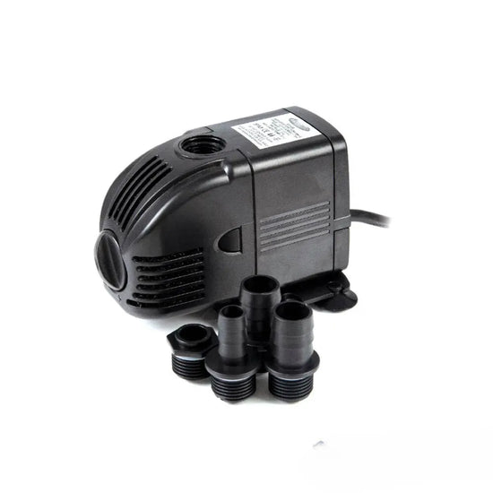 Pondmax HP850 submersible water pump for hydroponics and aeroponics with reliable flow and multi-size hose fittings