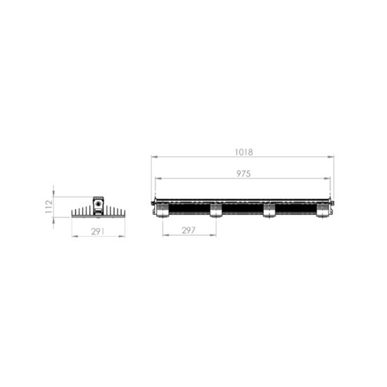 SANlight EVO 1.5| 4-120 Series 265W Dimensions