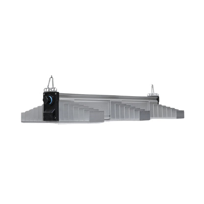 Sanlight EVO 3-80 200W LED grow light side view with aluminium heatsink and hanging mounts for indoor grows