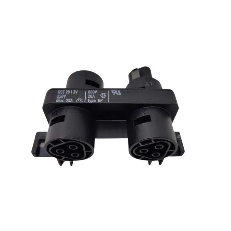 Angled view H-Connector for SANlight EVO Series LED Light Fixtures