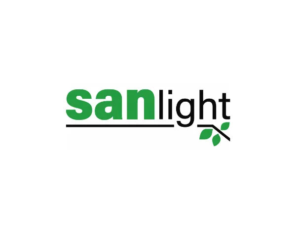 Sanlight logo for premium LED grow lights and indoor plant lighting solutions