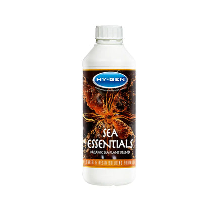 HY-GEN Sea Essentials 1L seaweed nutrient for flowering and fruiting, organic sea plant blend for improved bloom, resin production and plant health
