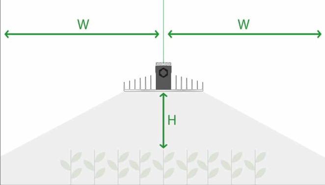 SANlight EVO 1.5 4-120 Series 265W Single Set Up Light Distribution