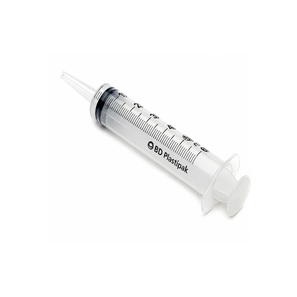 5ml–60ml BD Plastipak syringe for precise nutrient measuring, clear graduated plastic syringe with nozzle tip for hydroponics and liquid dosing