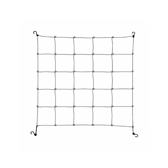 SCROG tent netting 1.2m x 1.2m stretch grow support net with 25-square mesh for hydroponic plant training and canopy management in grow tents.