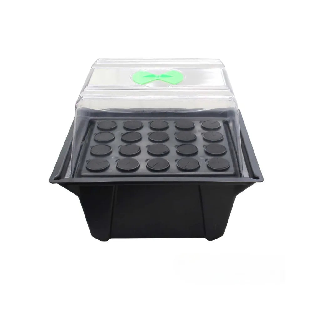 X-Stream aeroponic propagator cloning system with humidity dome and 20 site plant cutting tray