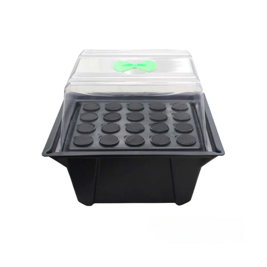 X-Stream aeroponic propagator cloning system with humidity dome and 20 site plant cutting tray