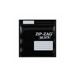 ZIP-ZAG Black smell proof storage bag, resealable 28gm pouch from A-Grade Hydroponics