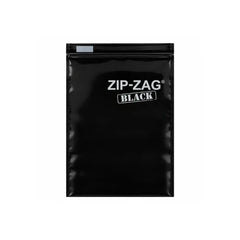 ZIP-ZAG Black smell proof storage bag, resealable 500gm pouch from A-Grade Hydroponics