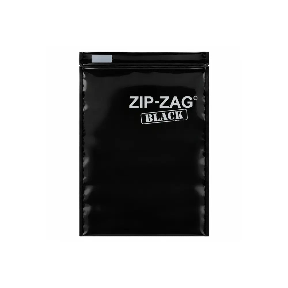ZIP-ZAG Black smell proof storage bag, resealable 500gm pouch from A-Grade Hydroponics