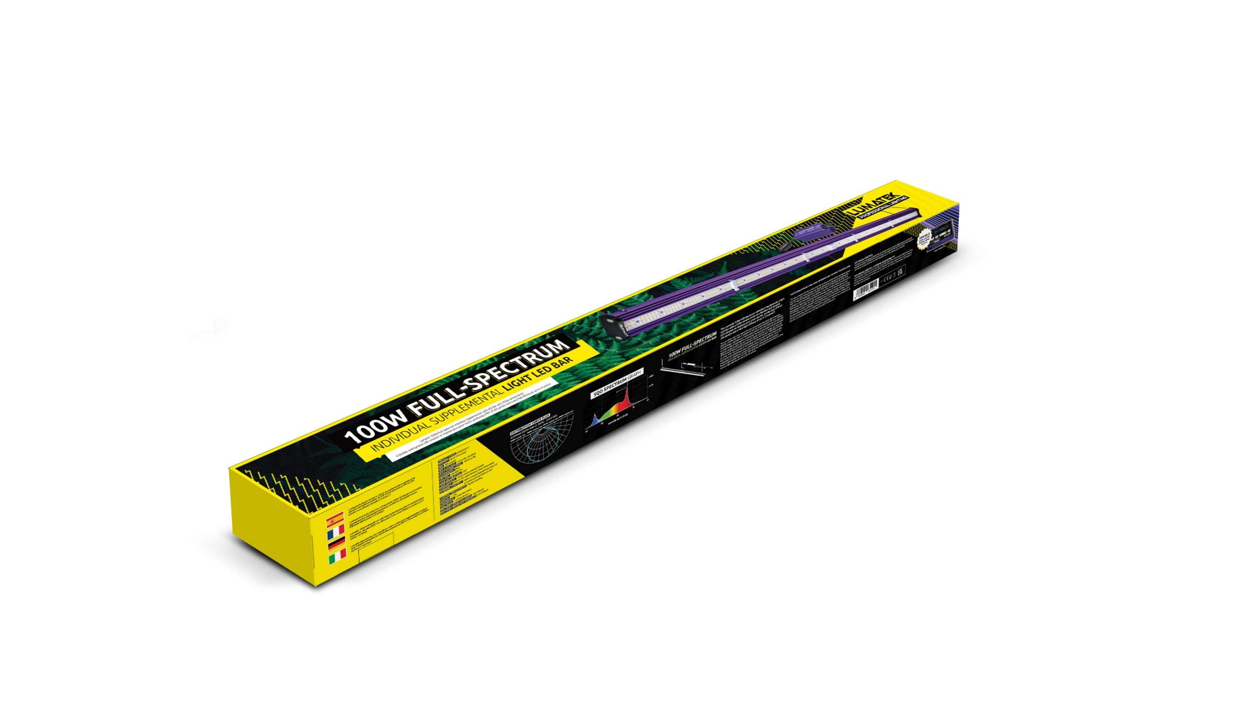 LUMATEK 100W LED Grow Light Bar - A-Grade Hydroponics
